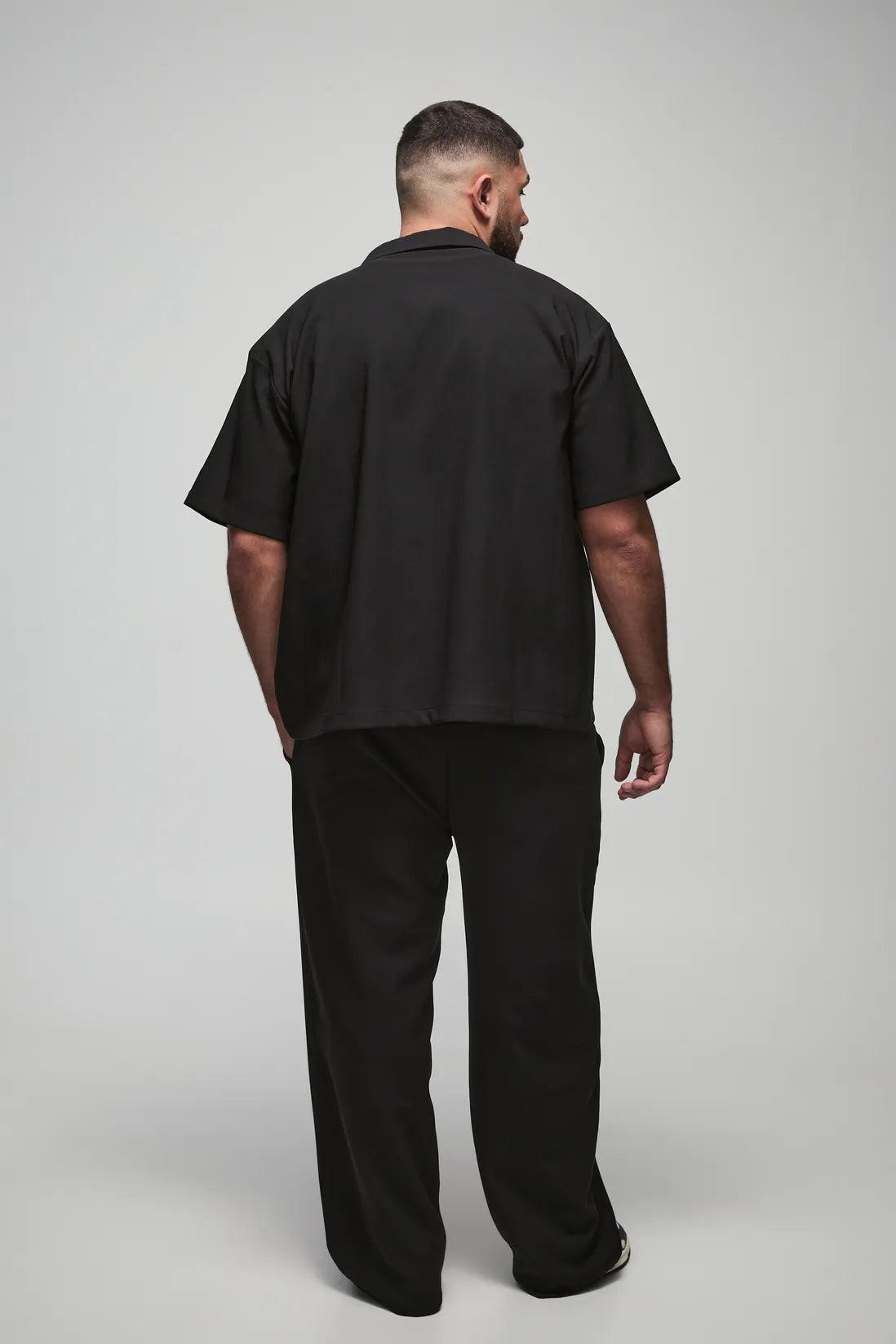Plus Stretch Woven Relaxed Fit Trousers