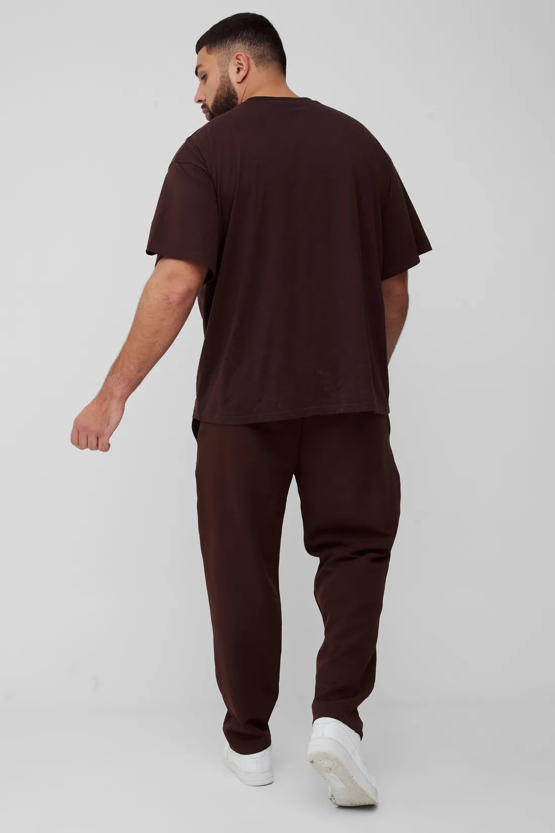 Plus Stretch Woven Tapered Trousers