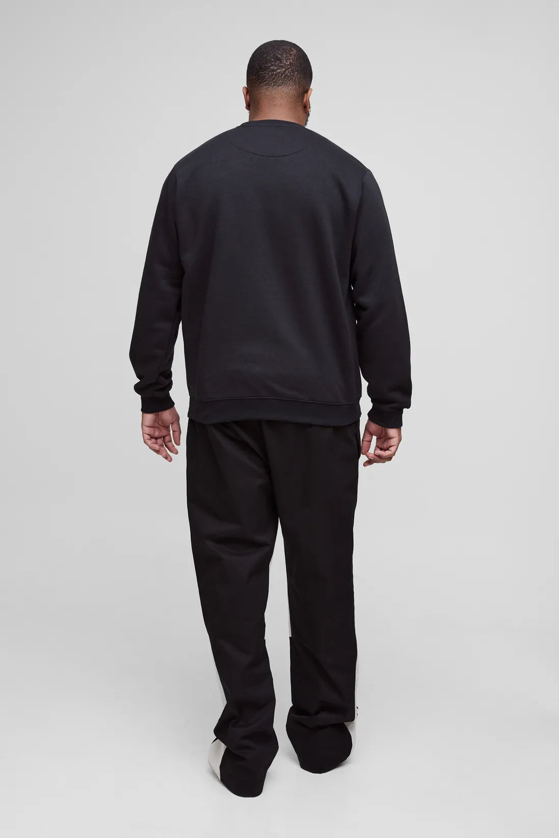 Plus Drawcord Waist Gusset Flared Trousers