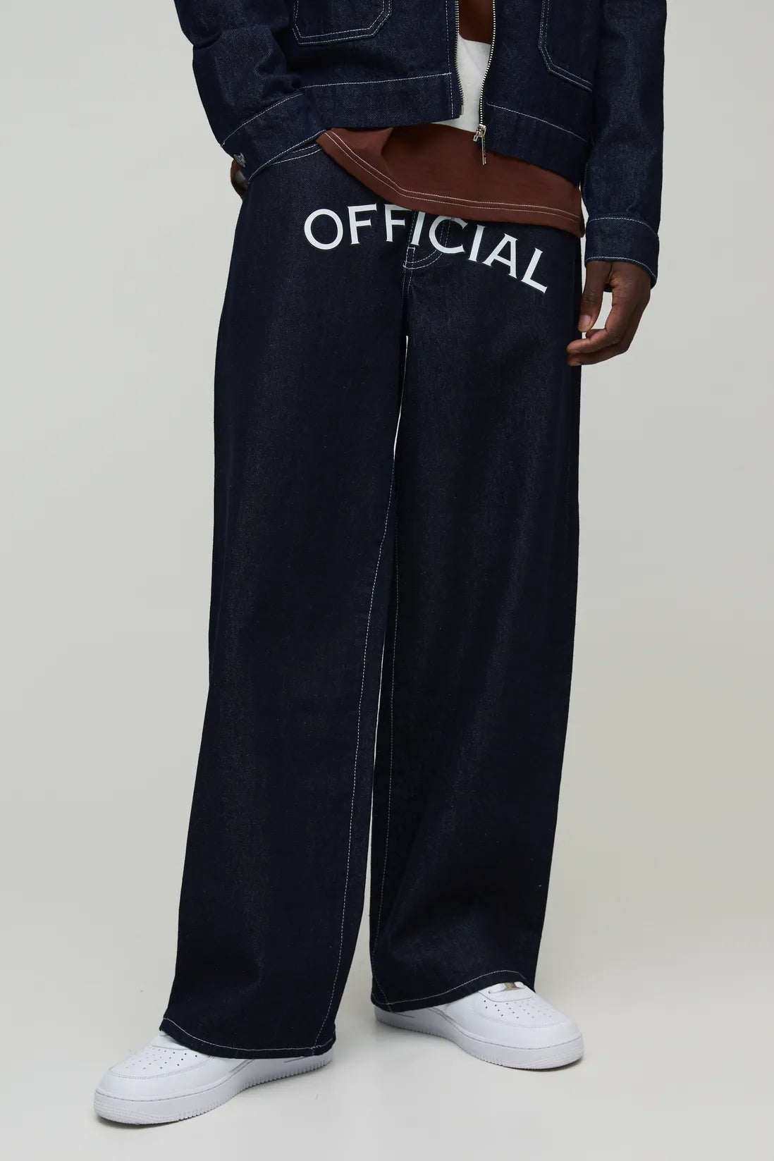 Relaxed Fit Official Printed Jeans