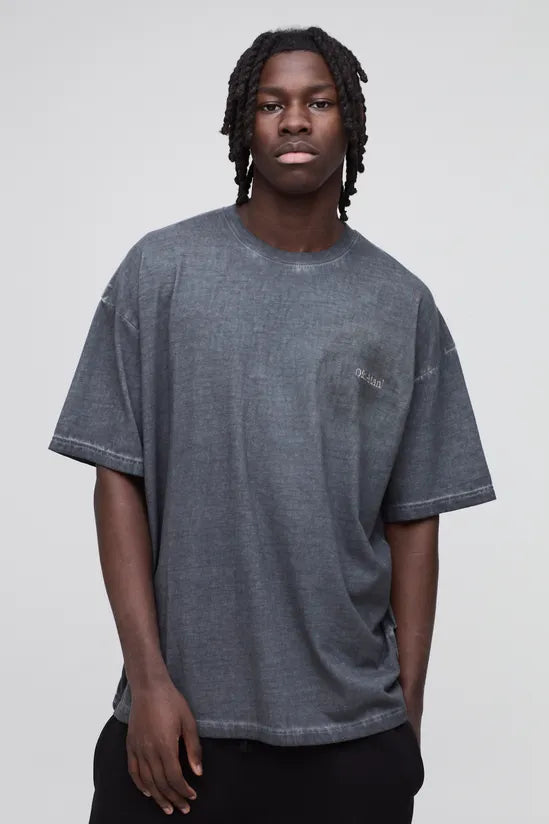Oversized Ofcl Man Washed T-Shirt