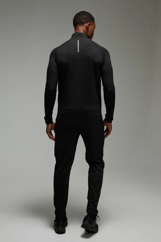 Man Active Winterized Lightweight Quilted Track Jacket