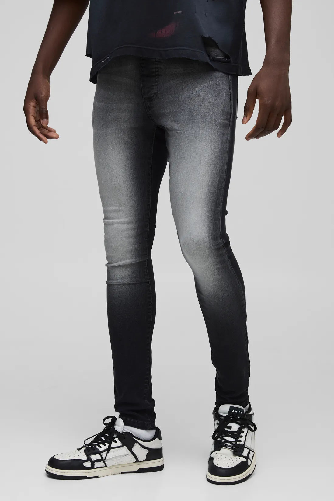 Super Skinny Stretch Extreme Washed Skinny Jeans