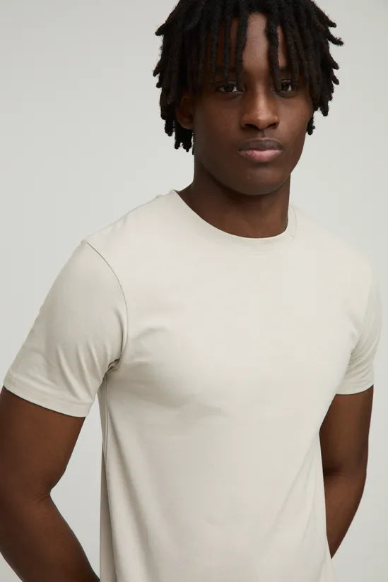 Basic Muscle Fit Crew Neck T-Shirt