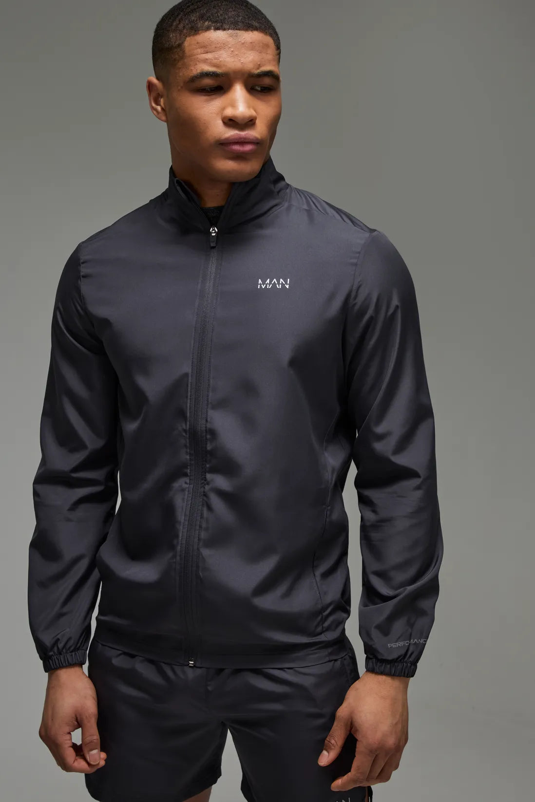 Man Active Lightweight Regular Fit Track Jacket