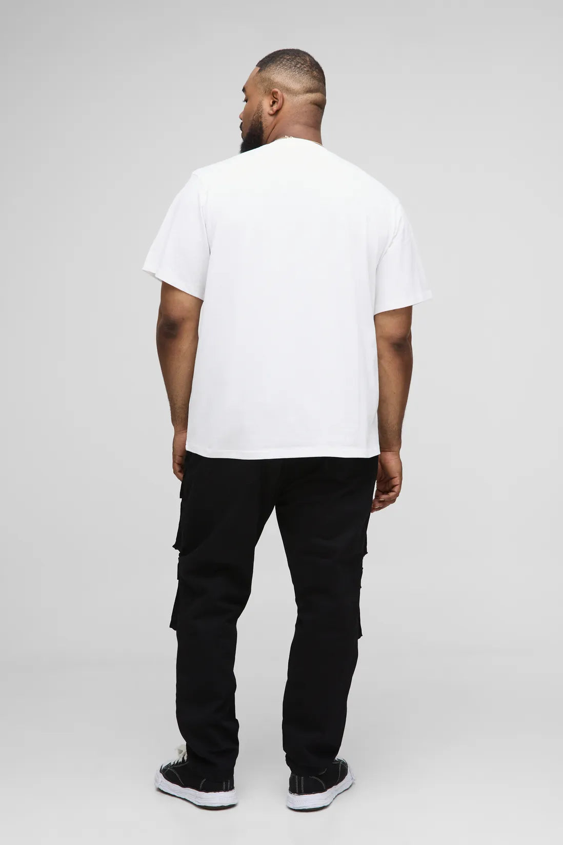 Plus Fixed Waist Multi Cargo Skinny Cargo Trousers