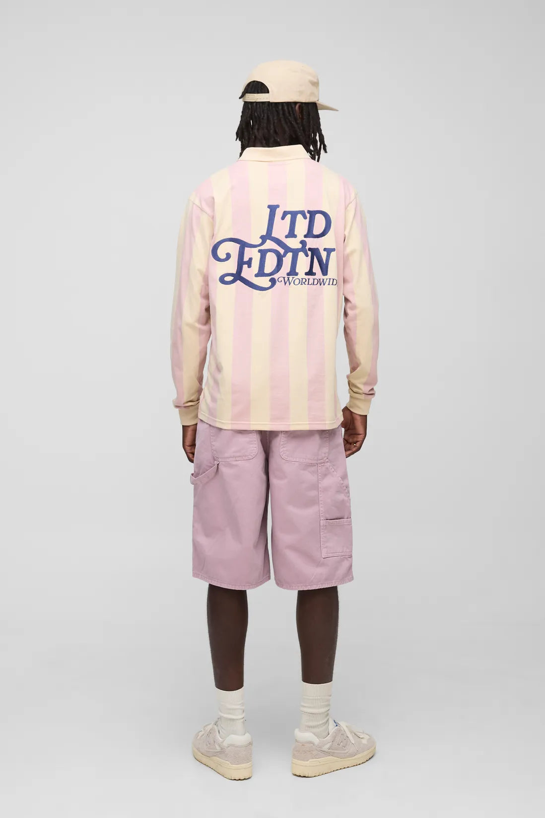 Relaxed Long Length Overdye Carpenter Shorts