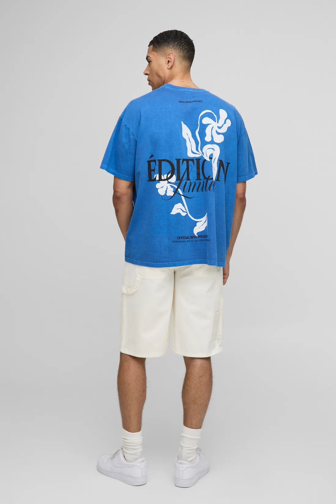 Relaxed Long Length Overdye Carpenter Shorts