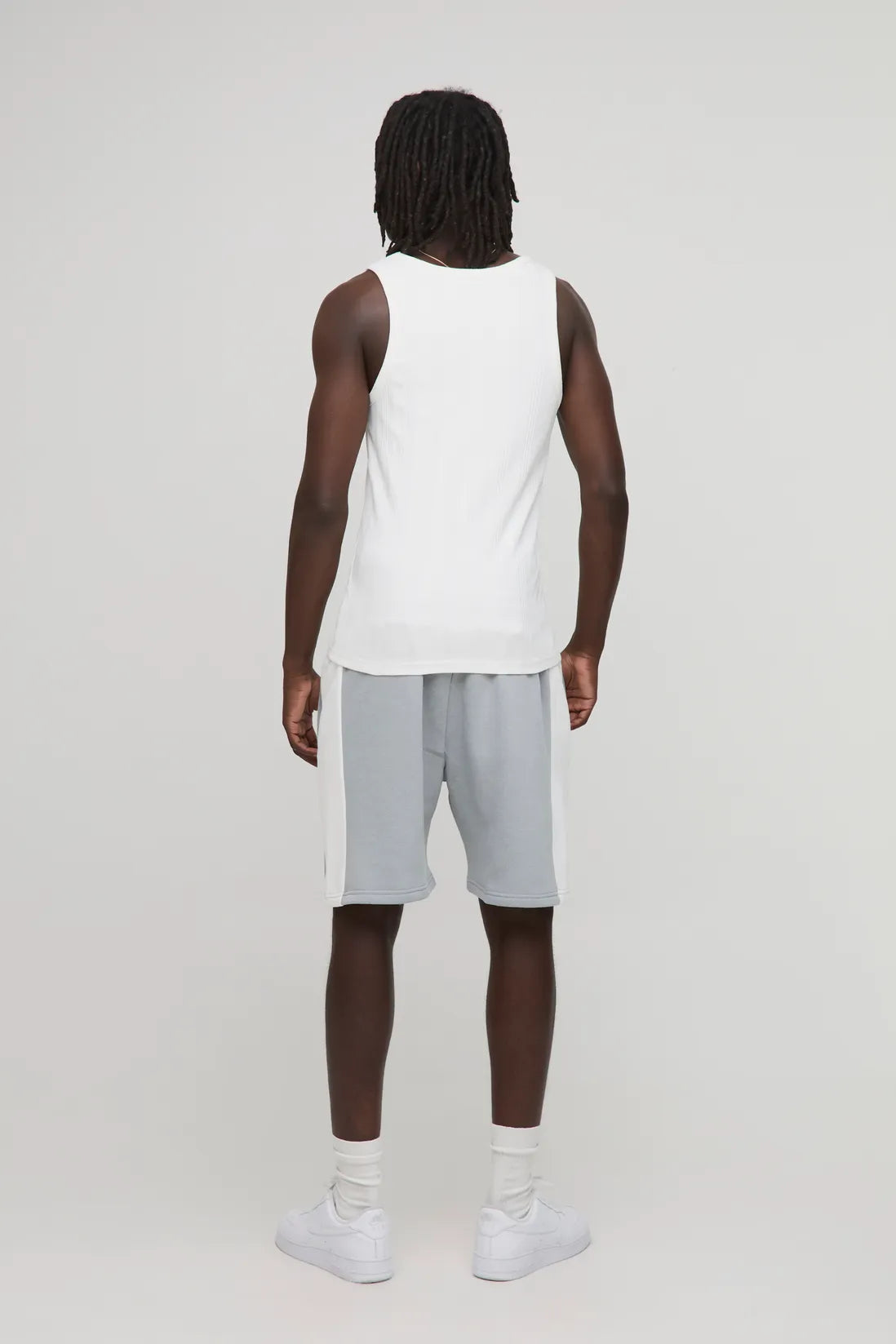 Relaxed Worldwide Mid Length Colour Block Shorts