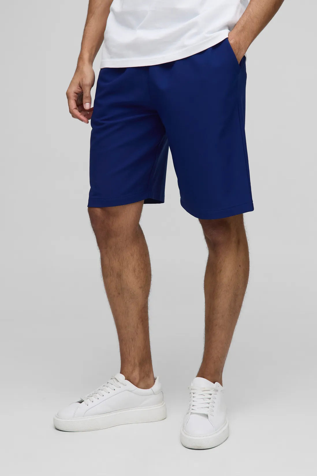 Elasticated Waist Relaxed Technical Stretch Shorts