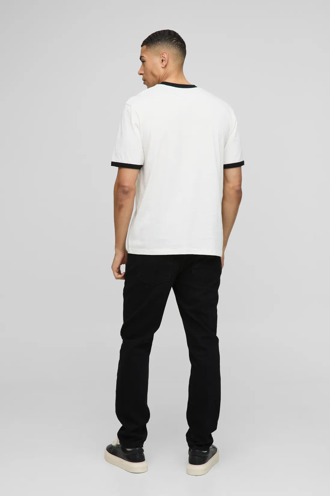 Regular Fit Ringer Crew Neck T-Shirt
