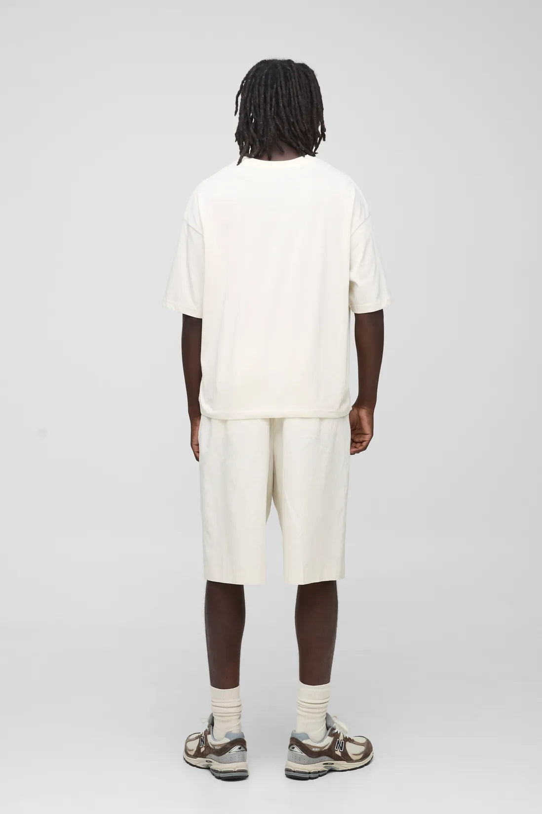 Basic Oversized Boxy Crew Neck T-shirt