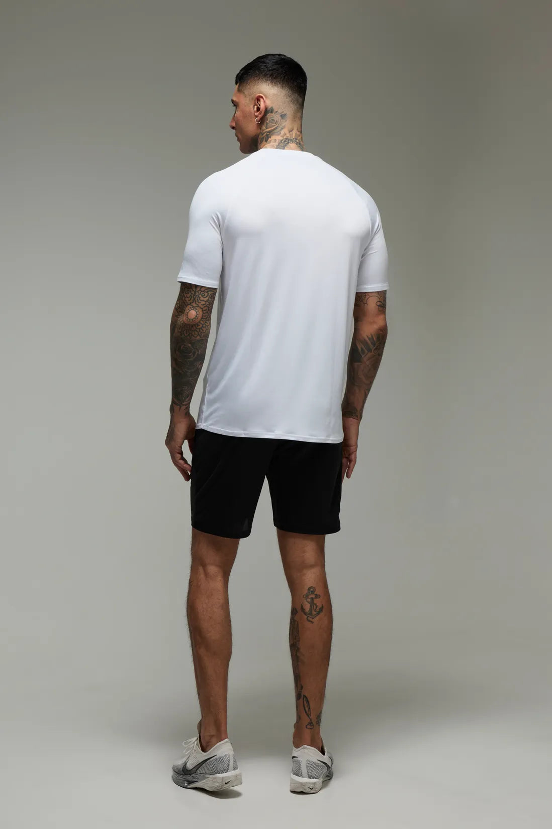 Tall Man Active Zip Pockets Stretch 7inch Gym Short