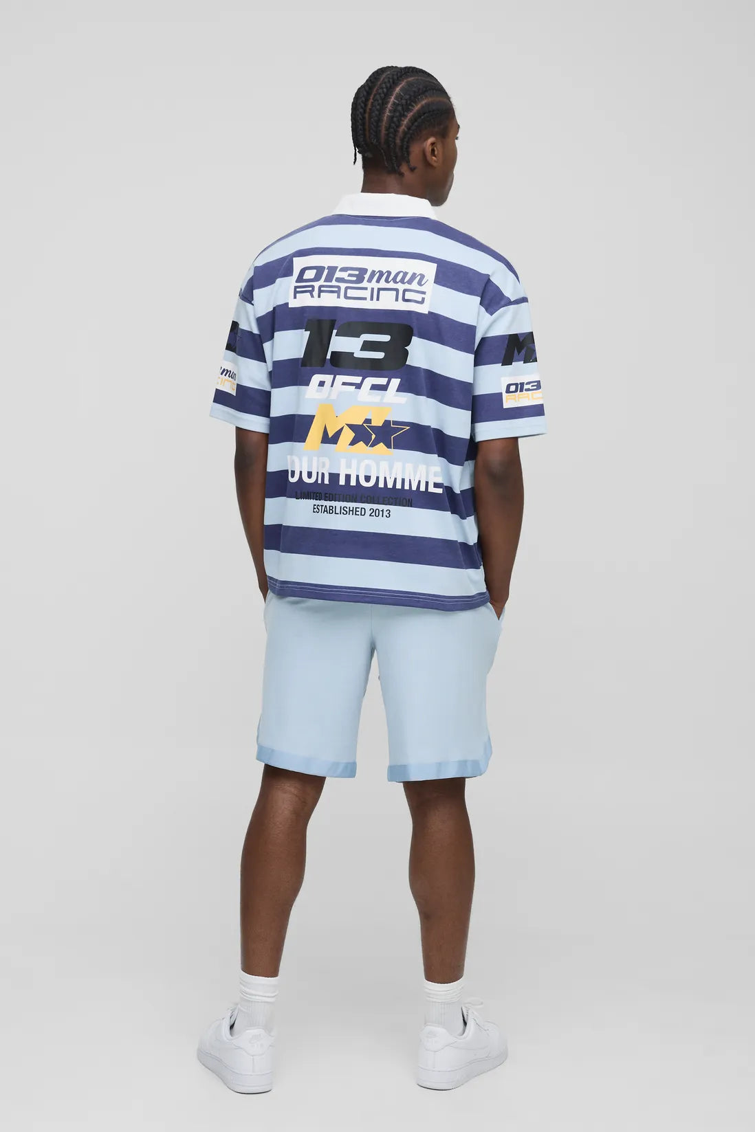 Homme Mid Length Pique Basketball Shorts