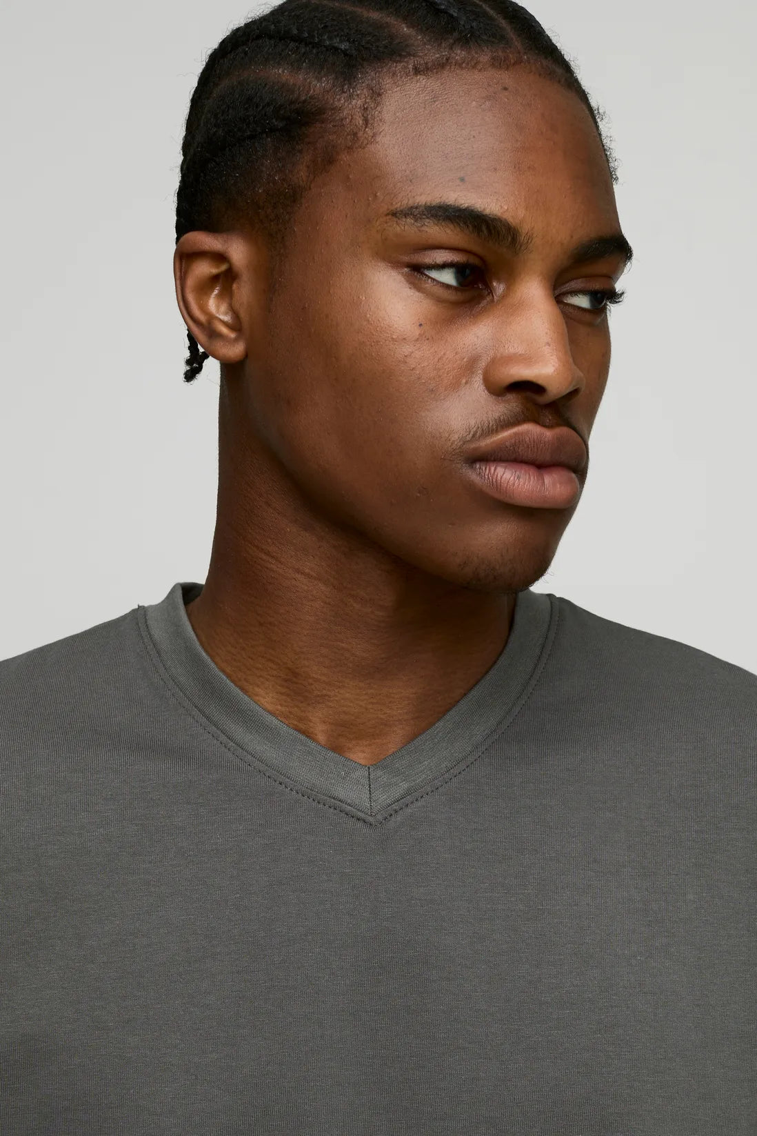 Regular Fit Heavyweight V Neck T-Shirt