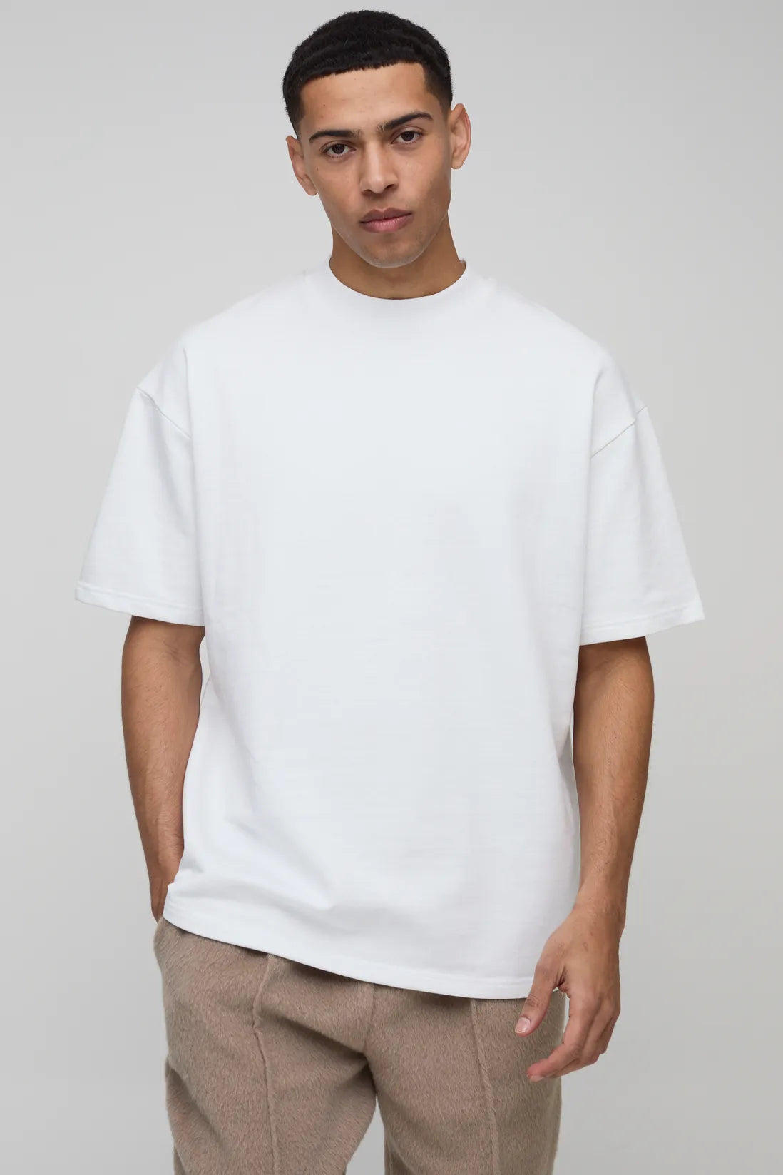 Oversized Extended Neck Heavyweight T-Shirt