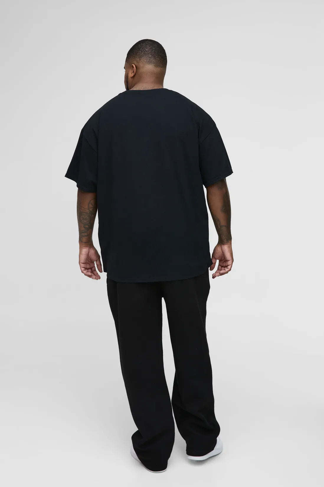 Plus Regular Fit Ghost License Print T-Shirt