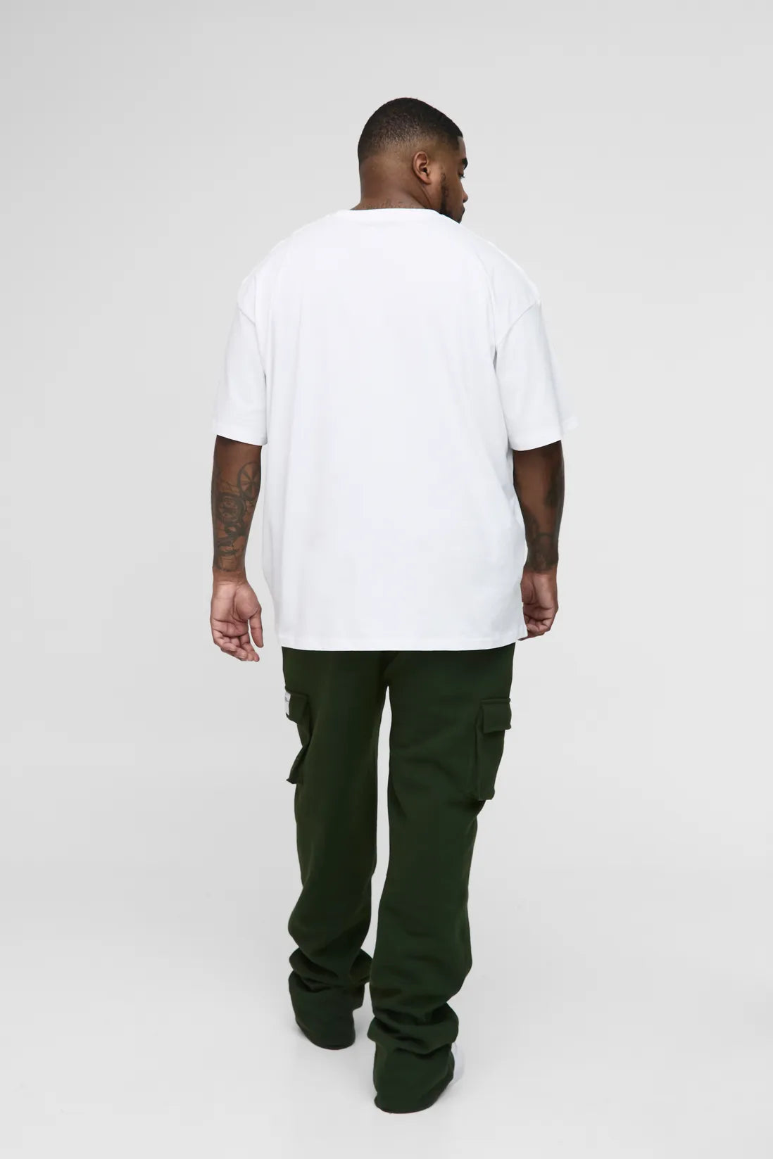 Plus Oversized Japan Moto Badge Print T-Shirt