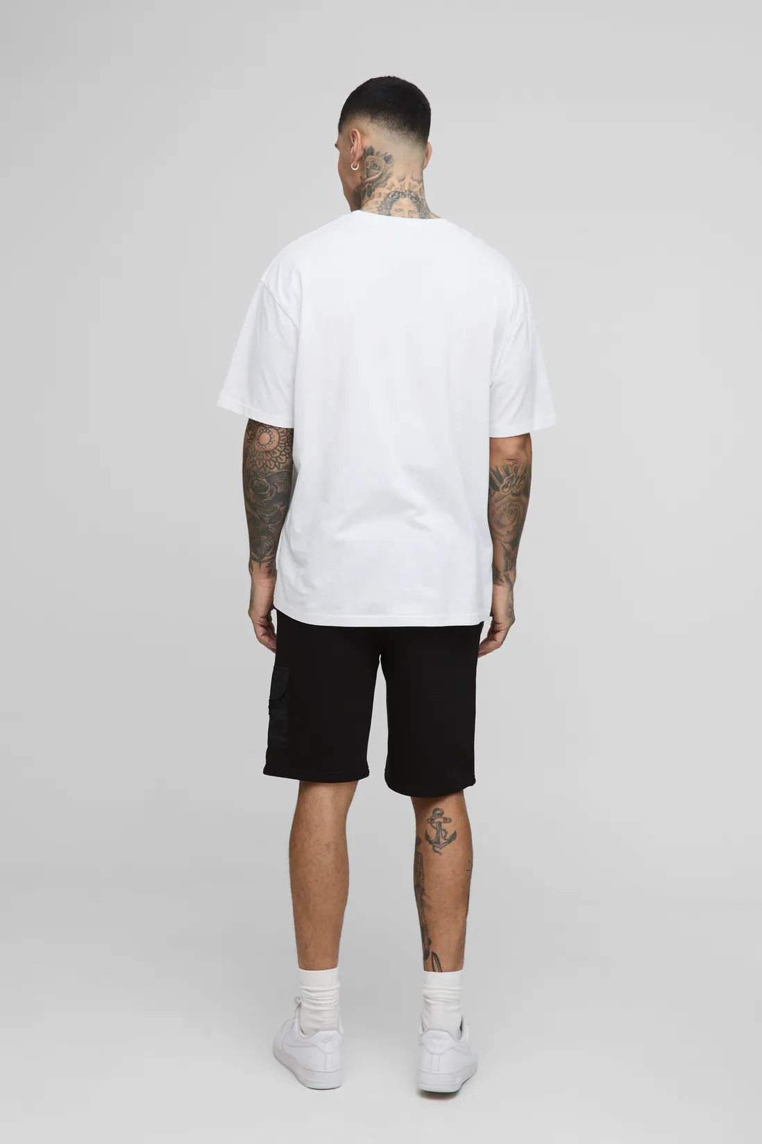 Tall Regular Fit Utility Pocket Jersey Shorts