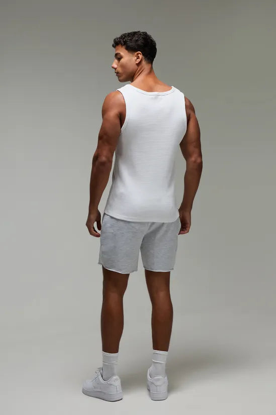 Man Active 5inch Loose Fit Raw Edge Shorts
