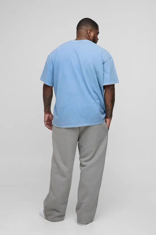 Plus Oversized Acid Wash T-Shirt