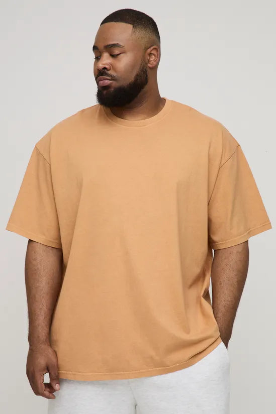 Plus Oversized Acid Wash T-Shirt
