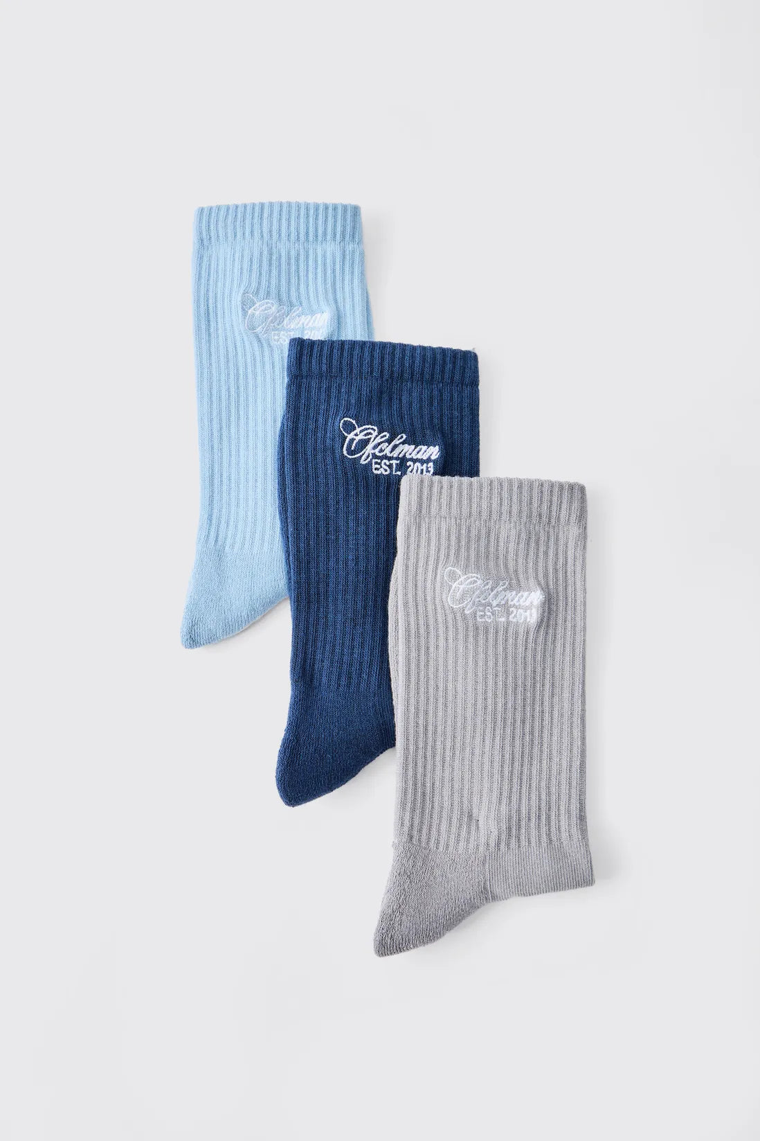 3 Pack Ofcl MAN Embroidered Sport Socks