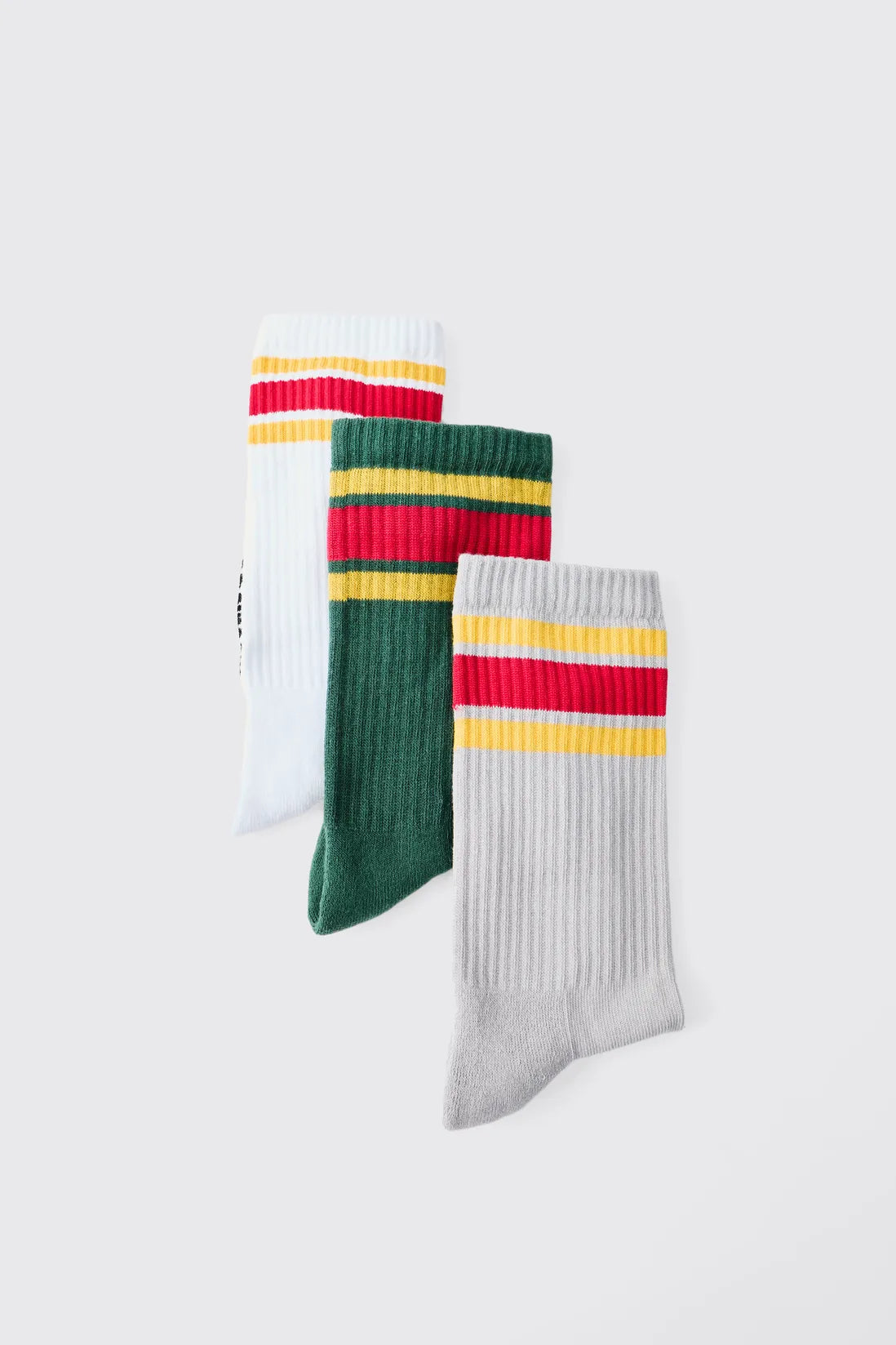 3 Pack Stripe Jacquard Ofcl MAN Sport Socks