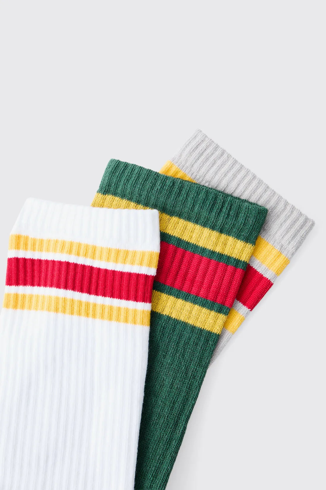 3 Pack Stripe Jacquard Ofcl MAN Sport Socks