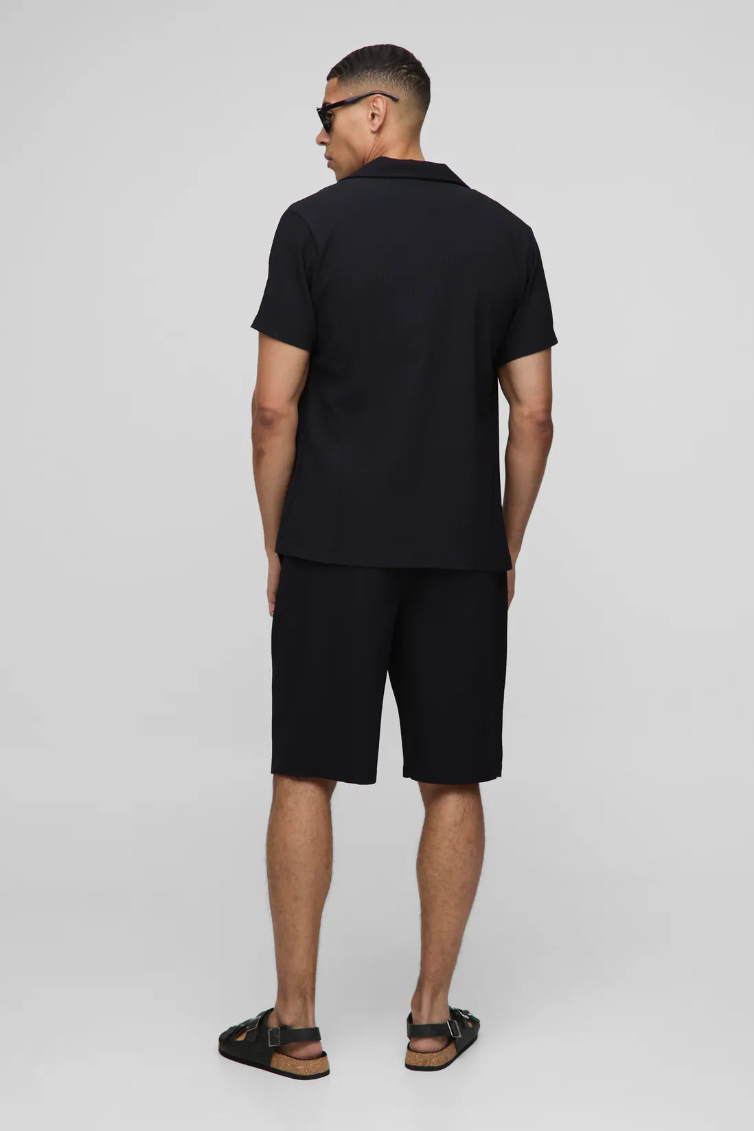 Pleated Elasticated Waist Jorts