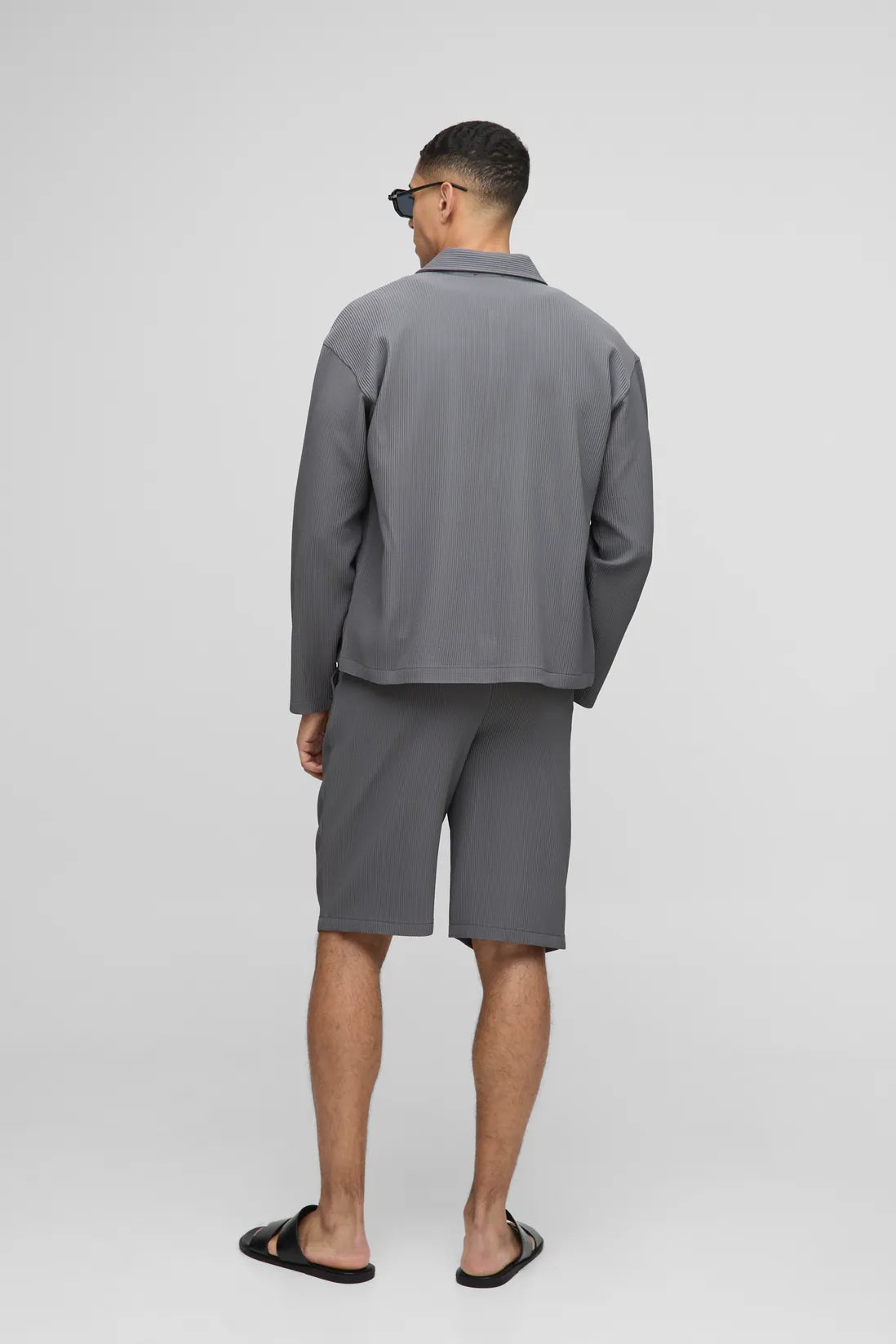 Pleated Elasticated Waist Jort