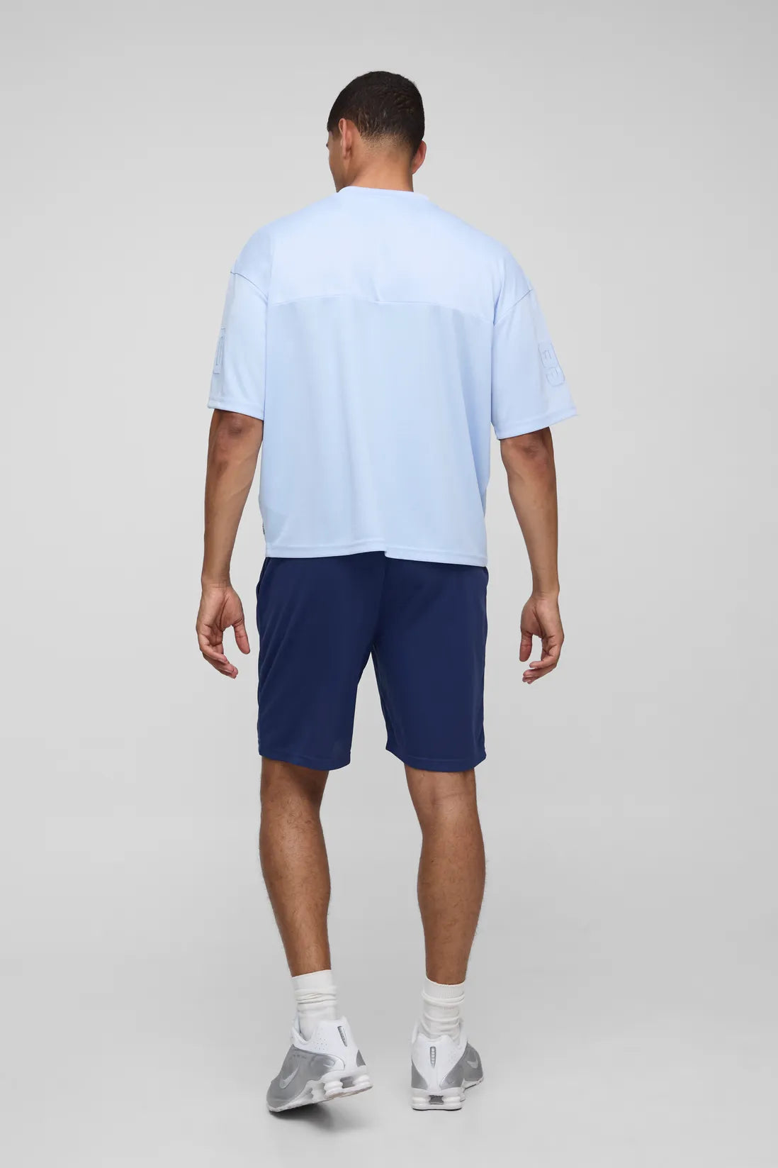 Relaxed Mid Length Mesh Shorts