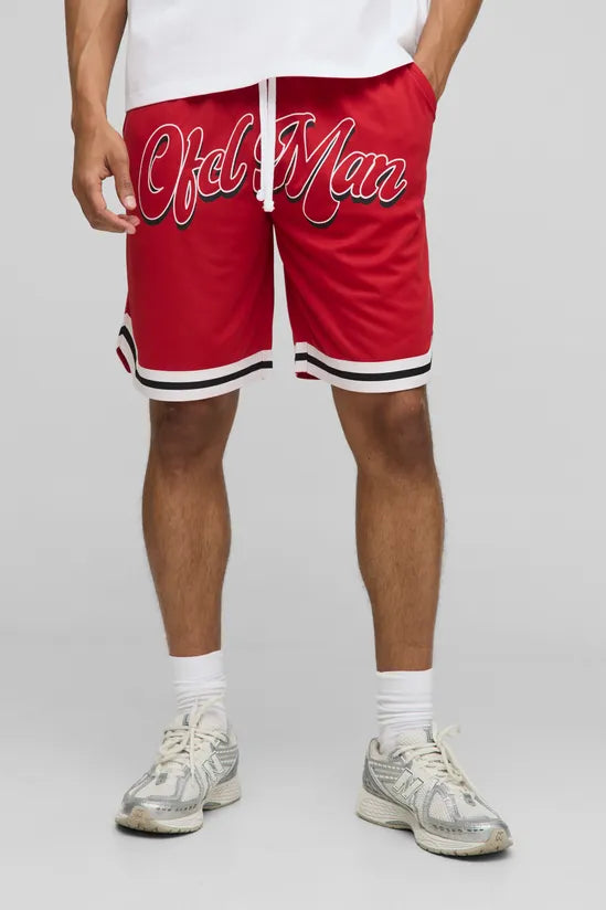 OFCL Man Mesh Basketball Shorts