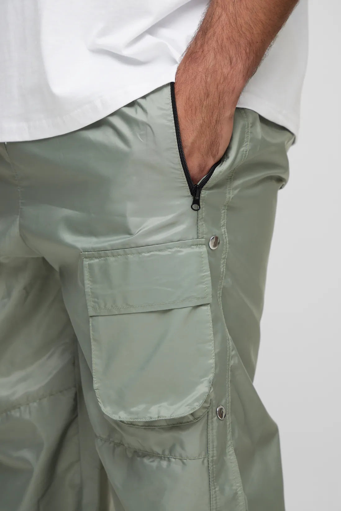 Plus Elasticated Waist Relaxed Cargo Trousers