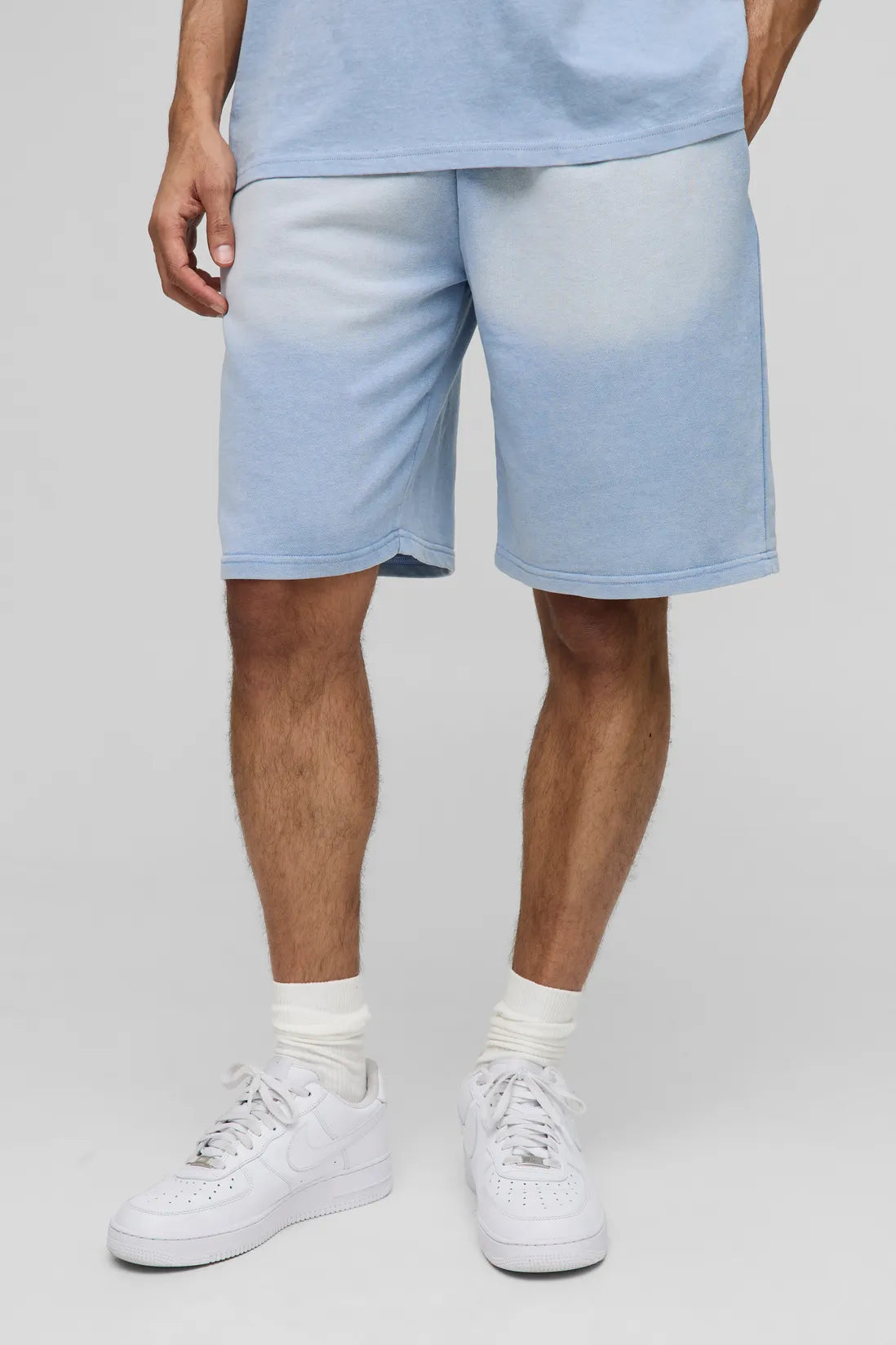 Spray Wash Mid Length Shorts