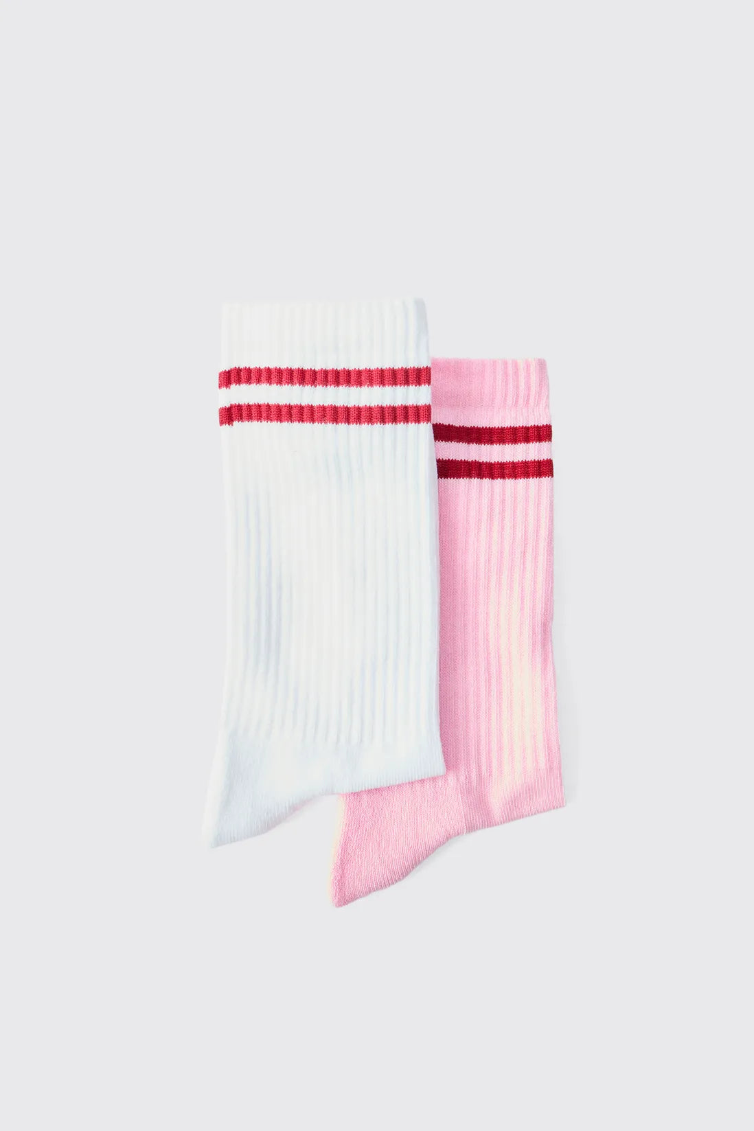 2 Pack Official MAN Highbuild Print Stripe Sport Sock