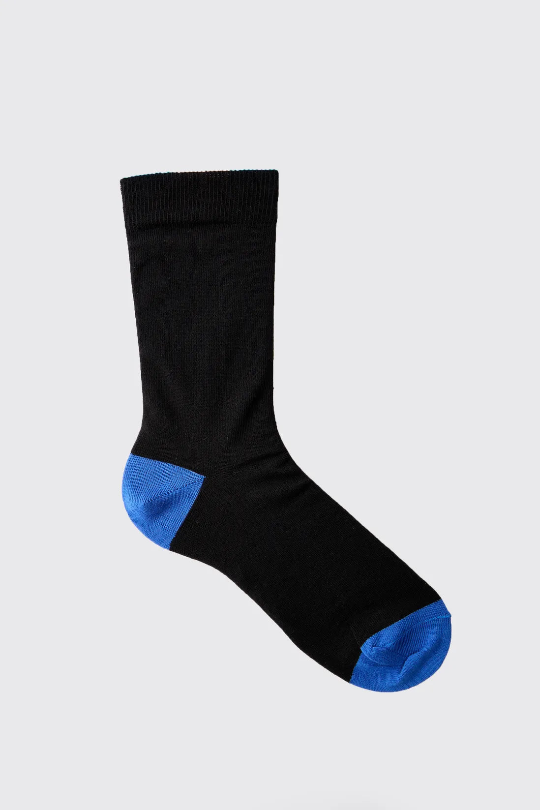 7 Pack Contrast Colour Heal & Toe Sport Socks