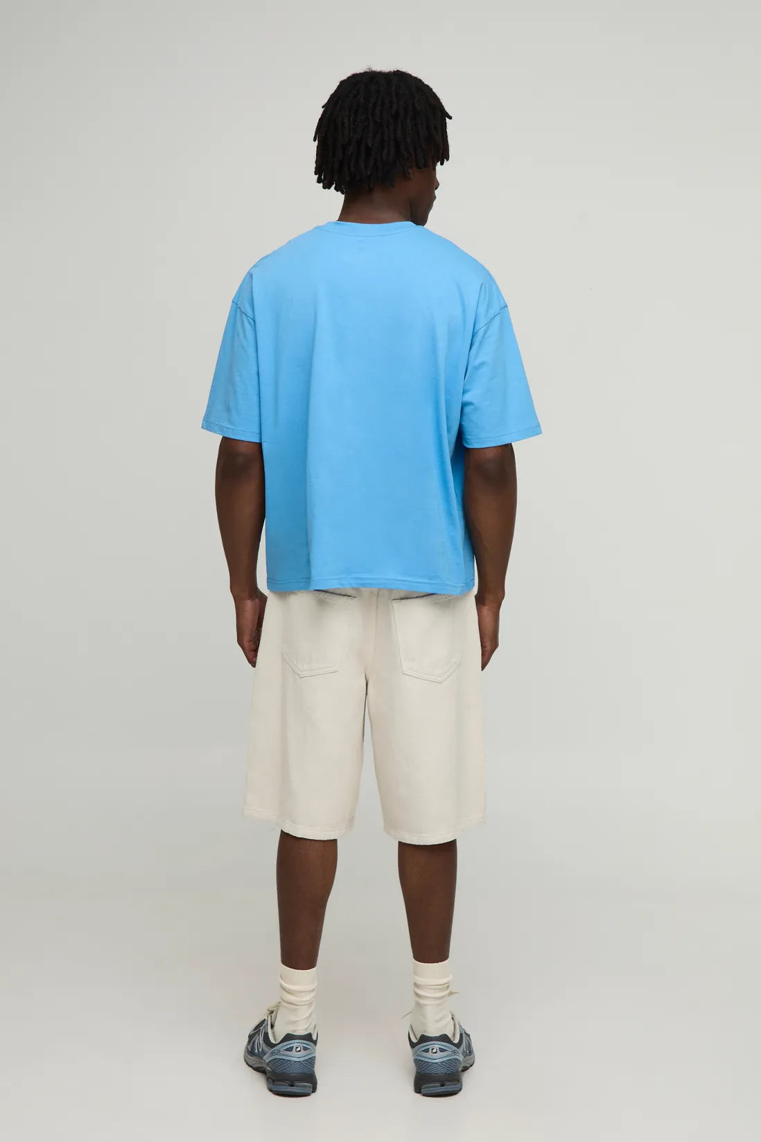 Basic Oversized Boxy Crew Neck T-shirt