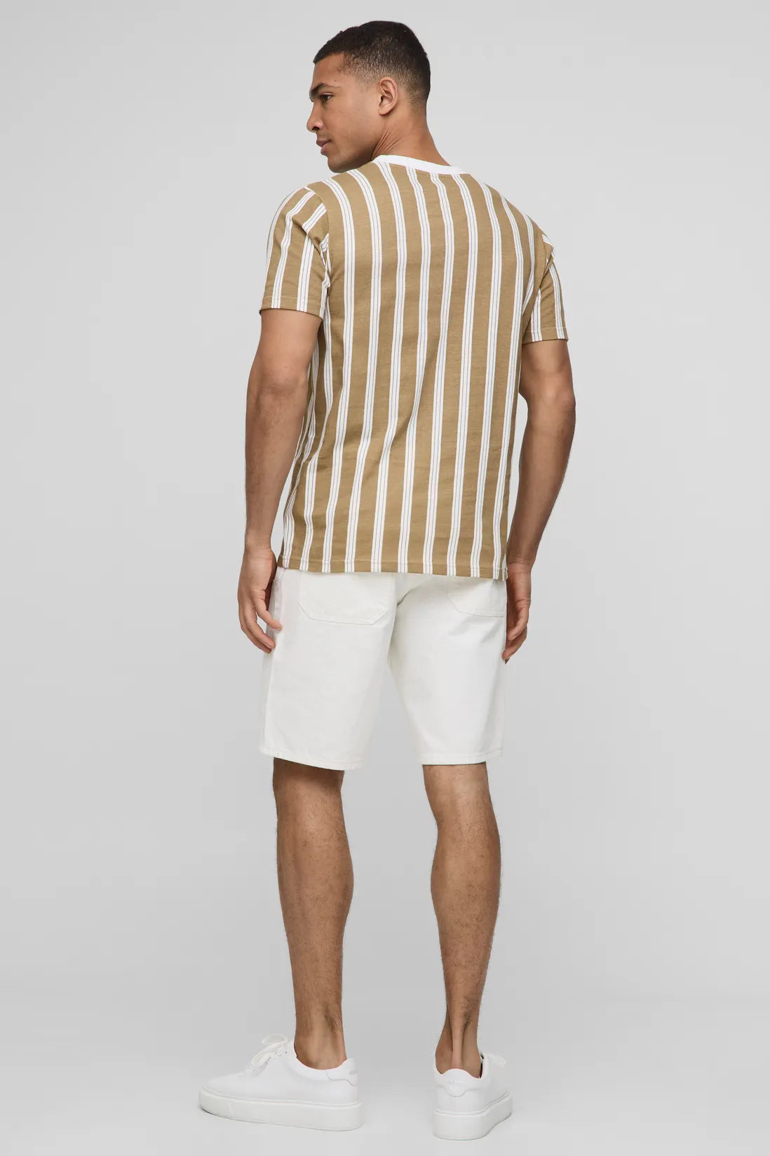 Slim BM Signature Stripe T-shirt