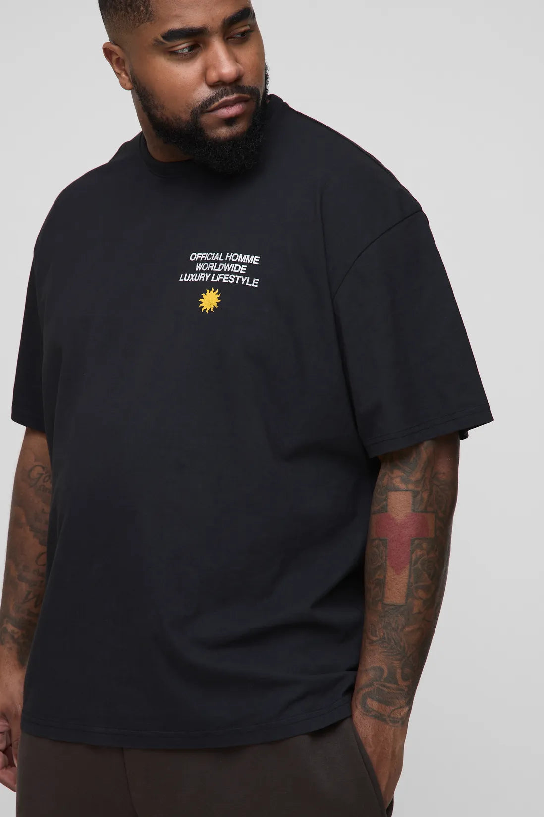 Plus Washed Ibiza Sunset Chaser Oversized T-Shirt