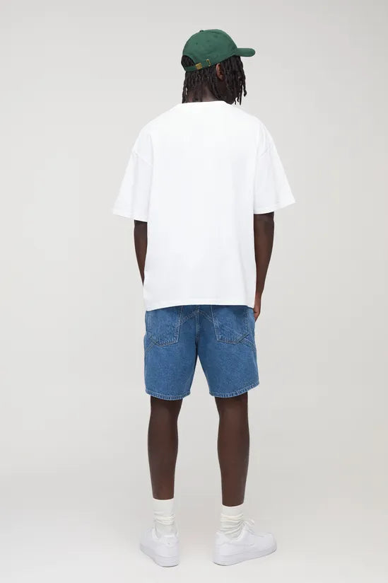 Oversized Mykonos Landscape Graphic T-Shirt