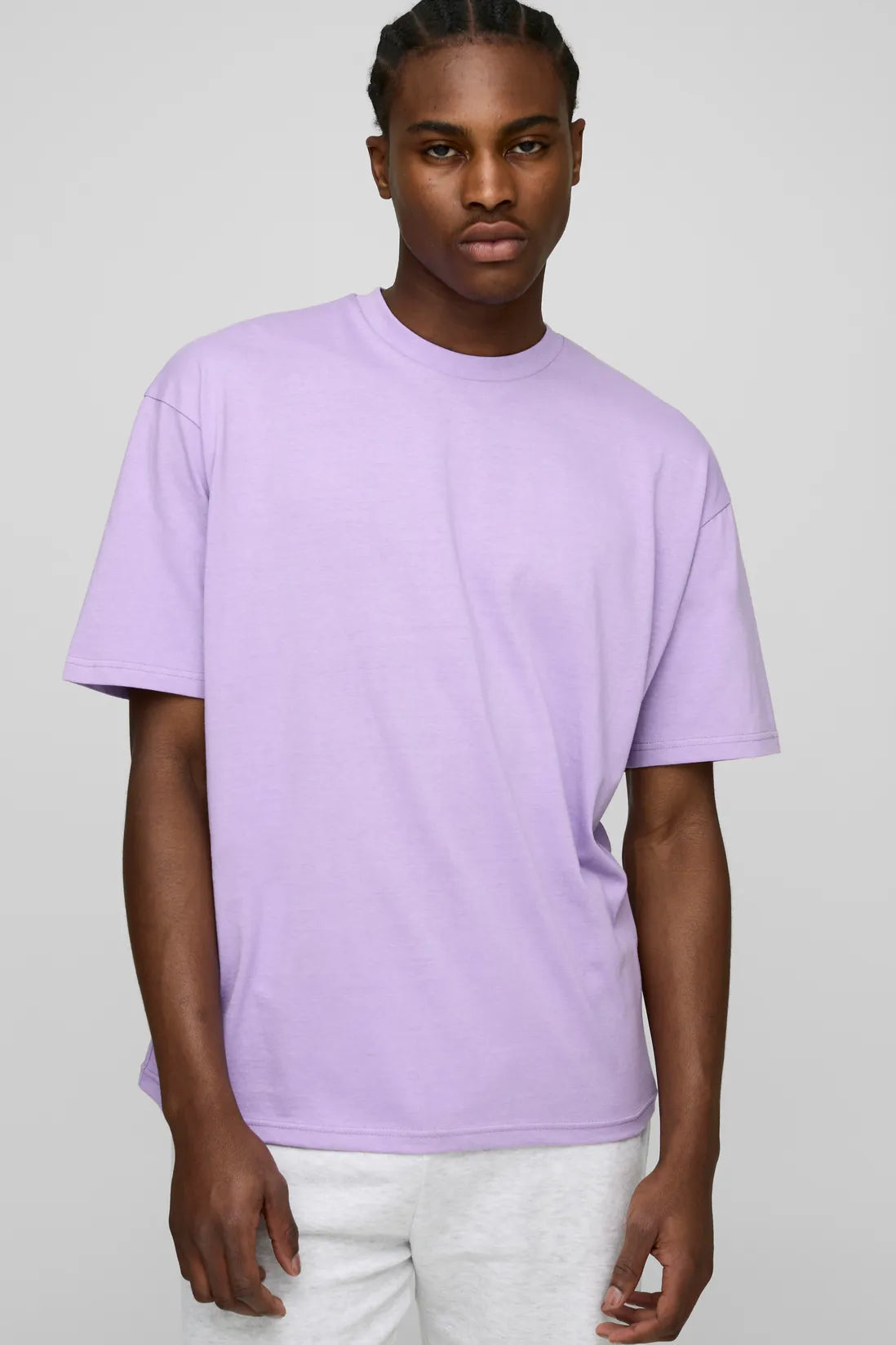 Oversized Basic Crew Neck T-shirt