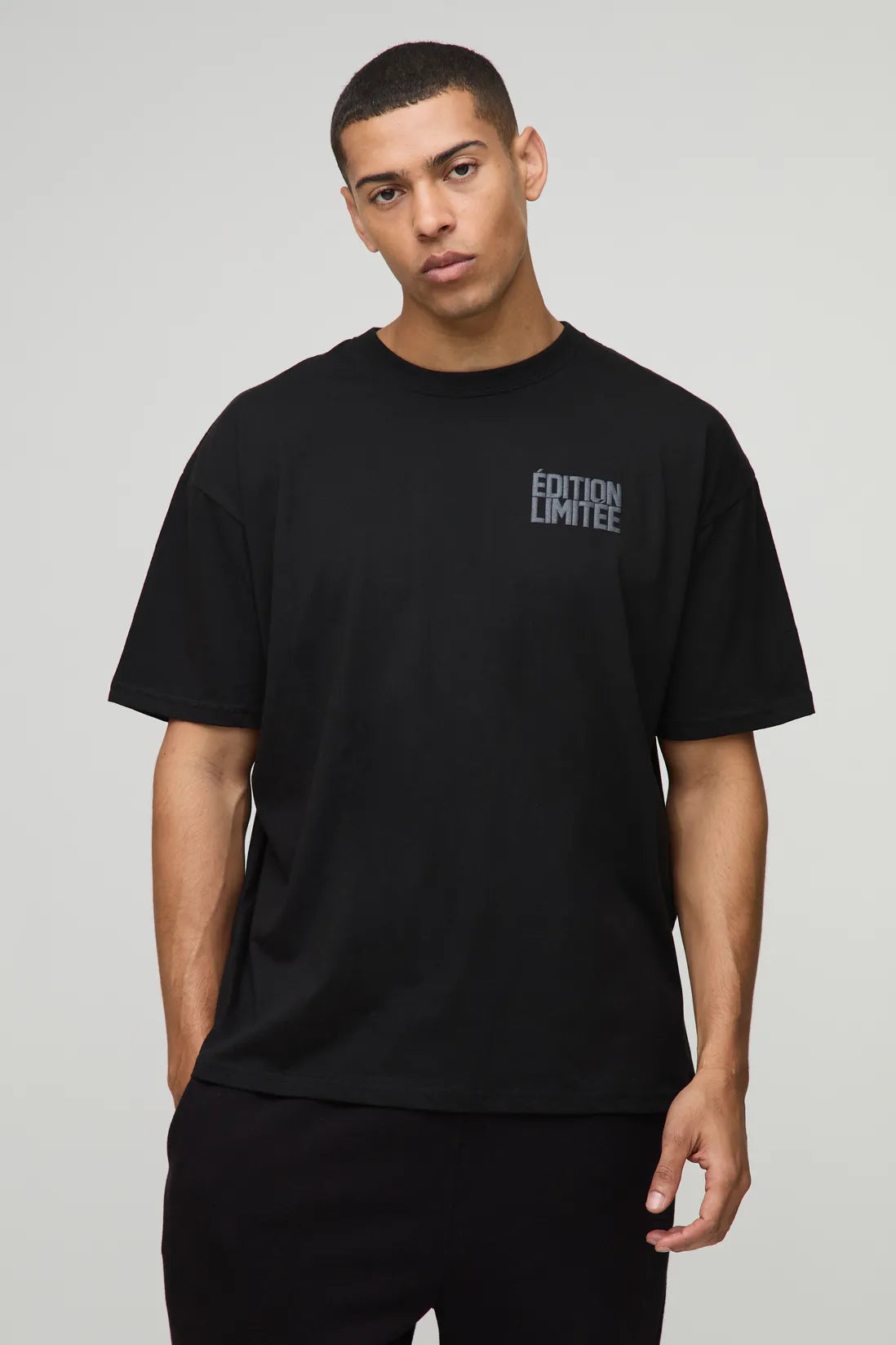 Oversized Edition Limitee Puff Print Floral T-Shirt
