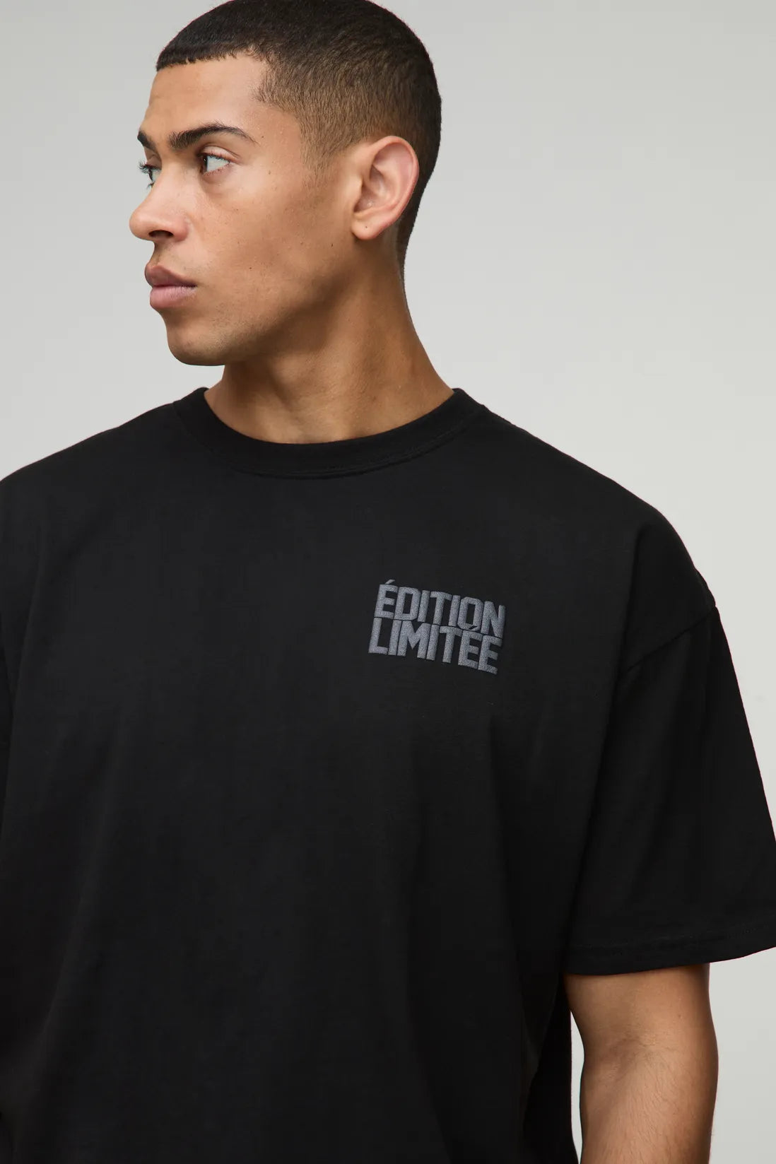 Oversized Edition Limitee Puff Print Floral T-Shirt