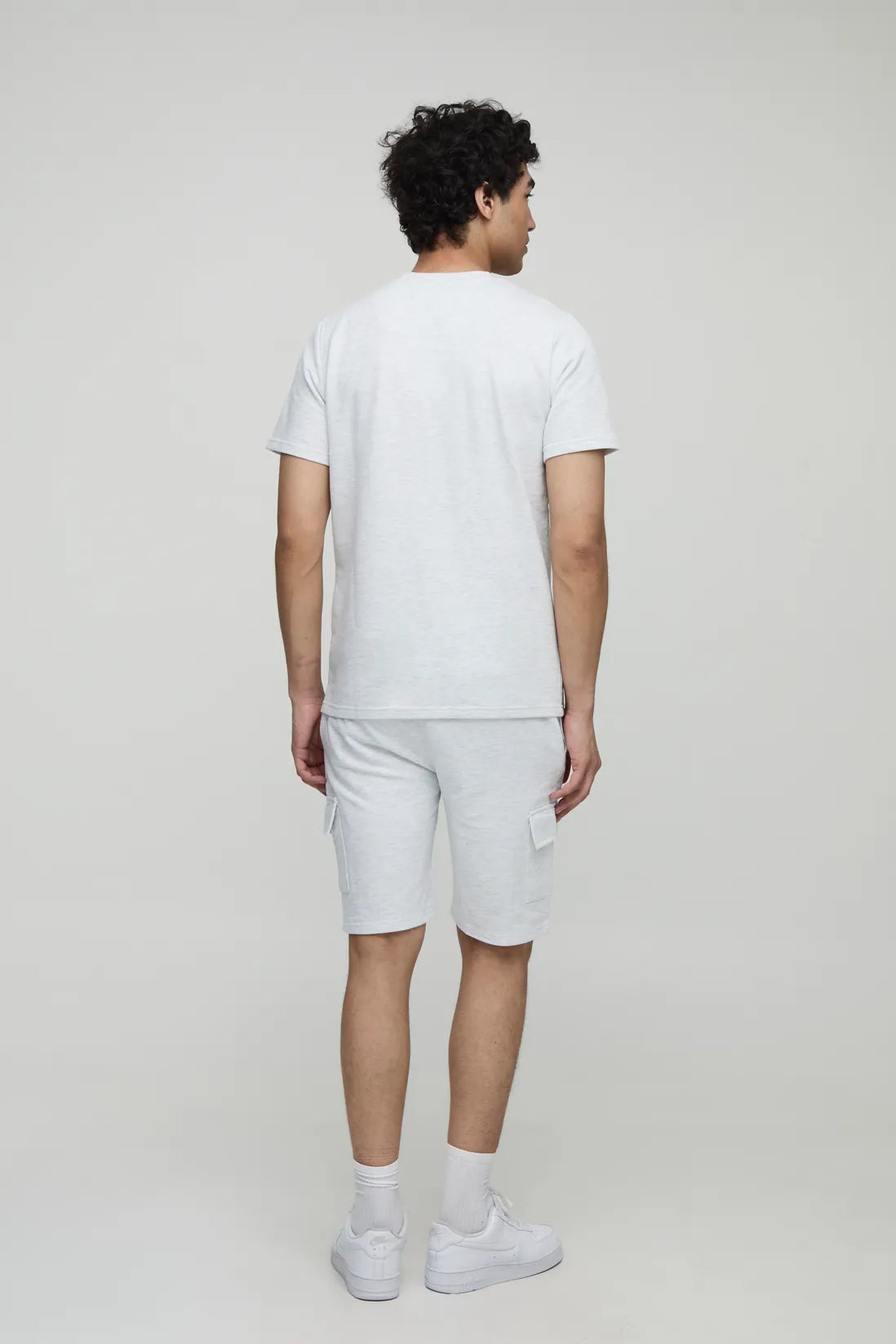 260GSM Loopback Basic Slim Fit Cargo Short
