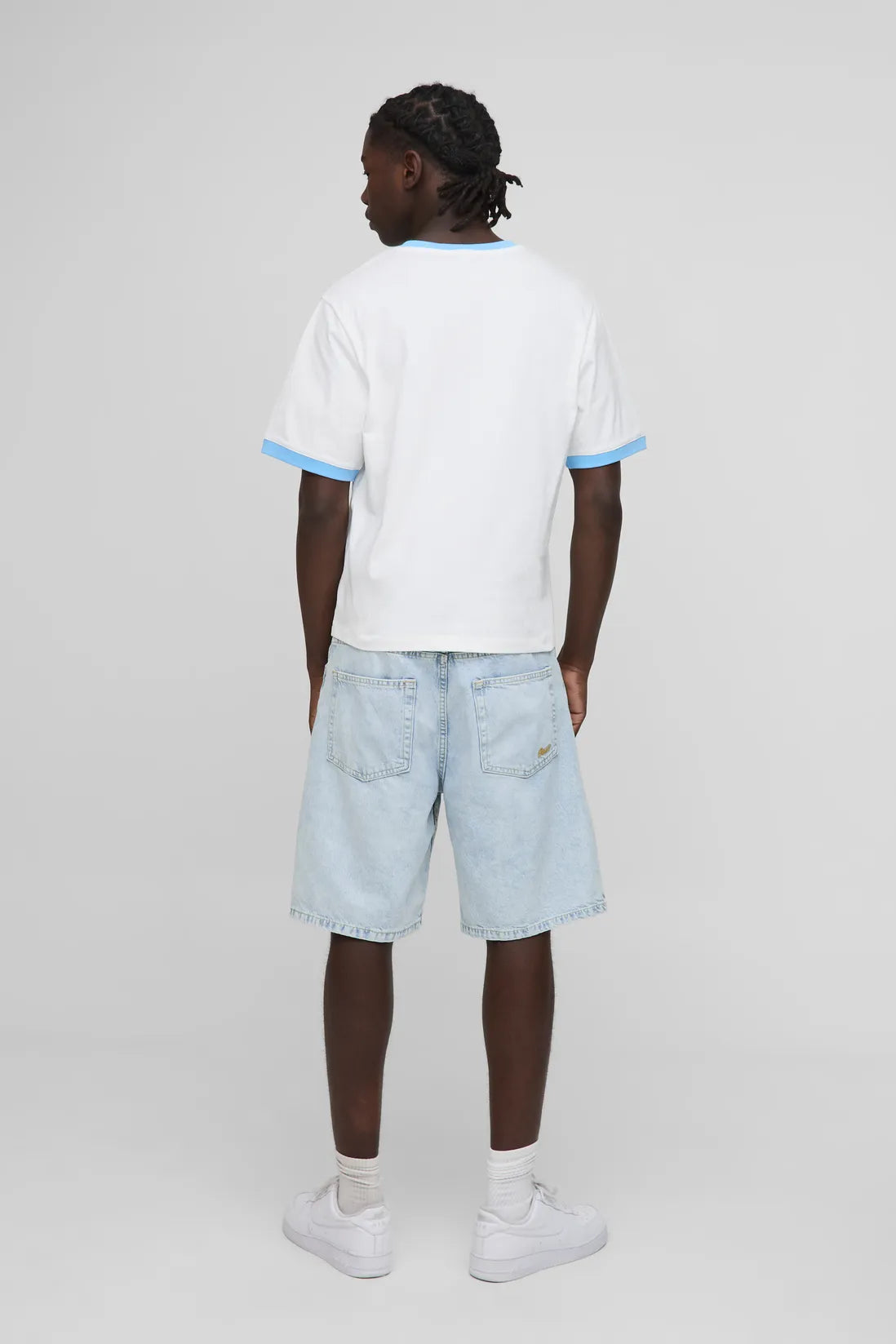 Boxy Palm Graphic Ringer T-Shirt