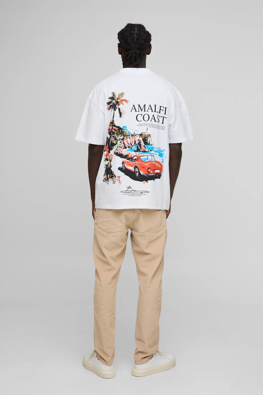 Oversized Bm Signature Amalfi Coast T-Shirt