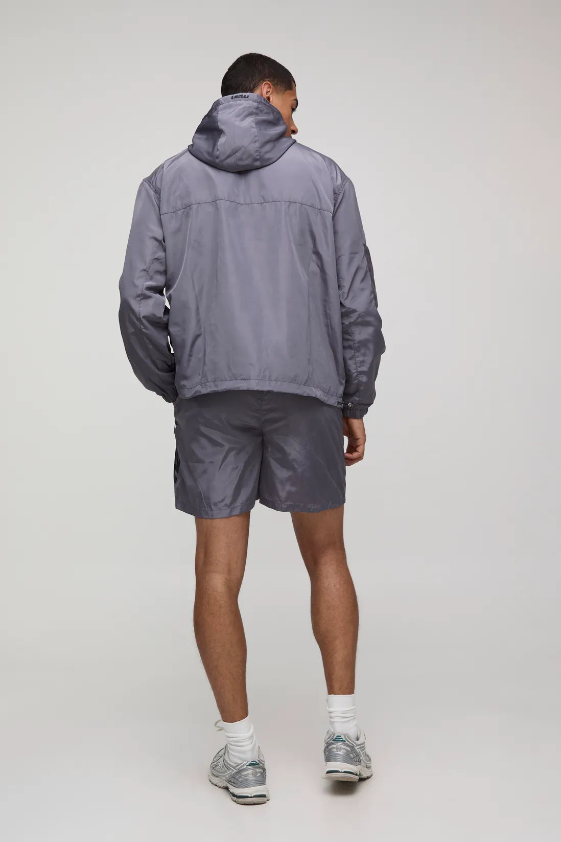 MAN Oversized Nylon Jacket With Hood