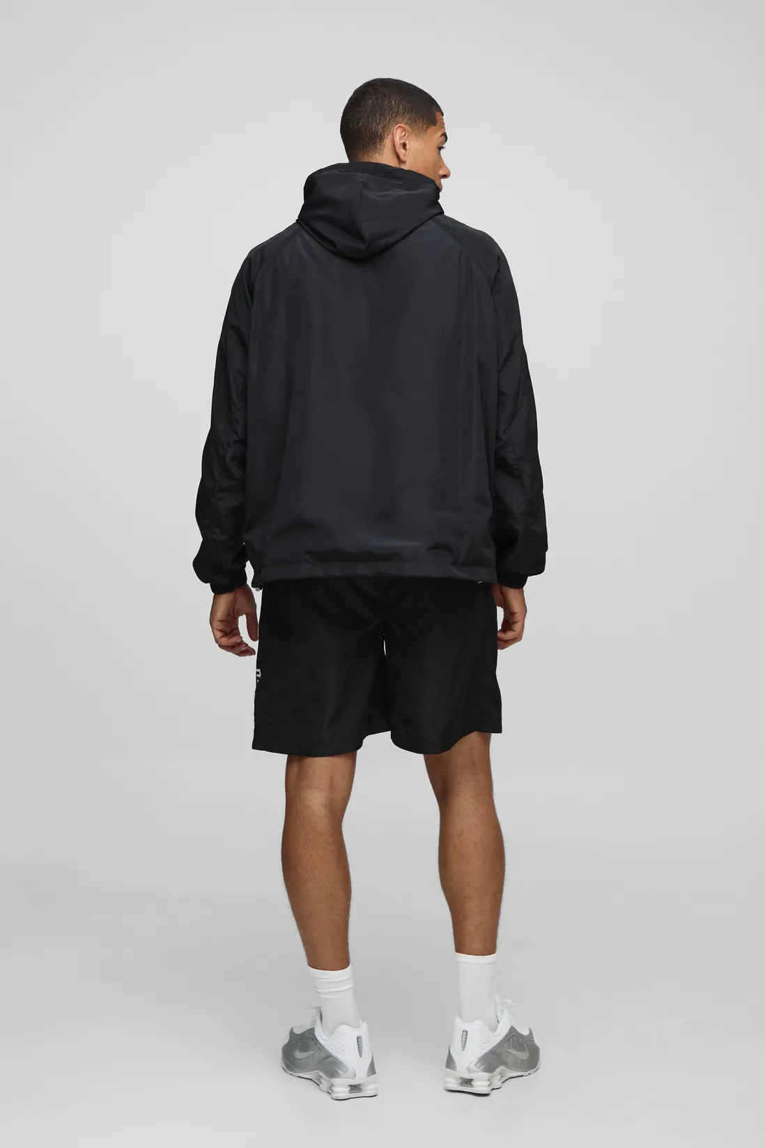 MAN Oversized Nylon Cagoule Jacket