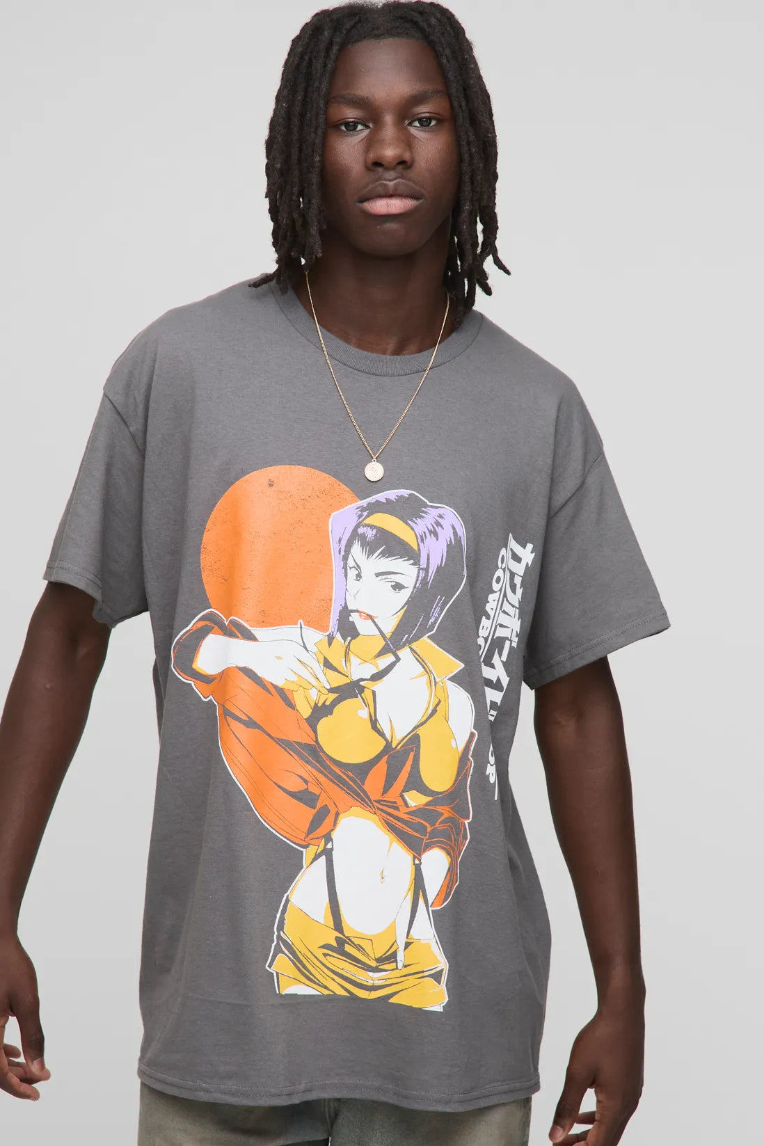 Oversized Cowboy Bebop Anime License Printed T-Shirt